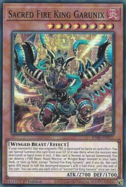 Sacred Fire King Garunix (RA05-EN031) - Super Rare