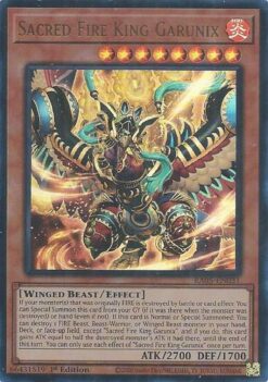 Sacred Fire King Garunix (RA05-EN031) - Ultra Rare