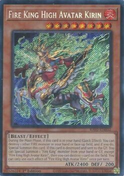 Fire King High Avatar Kirin (RA05-EN032) - Secret Rare