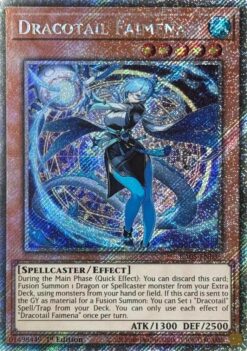 Dracotail Faimena (RA05-EN035) - Platinum Secret Rare