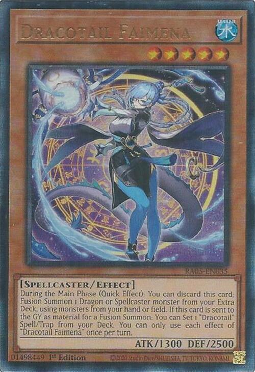 Dracotail Faimena (RA05-EN035) - Ultimate Rare