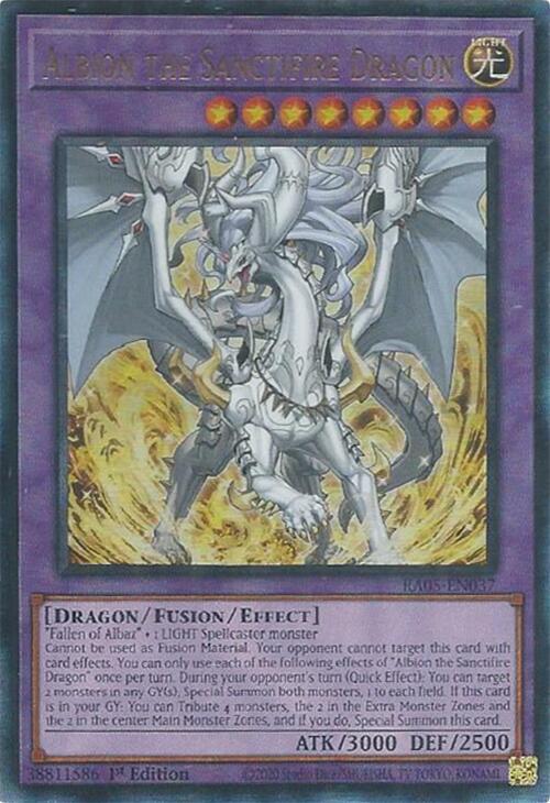 Albion the Sanctifire Dragon (RA05-EN037) - Ultimate Rare