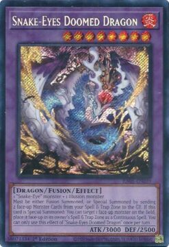 Snake-Eyes Doomed Dragon (RA05-EN039) - Secret Rare