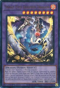 Snake-Eyes Doomed Dragon (RA05-EN039) - Ultra Rare
