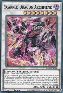 Scarred Dragon Archfiend (RA05-EN044) - Super Rare