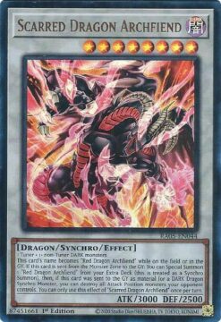Scarred Dragon Archfiend (RA05-EN044) - Ultra Rare
