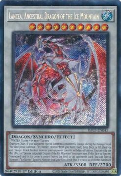 Lancea, Ancestral Dragon of the Ice Mountain (RA05-EN045) - Secret Rare