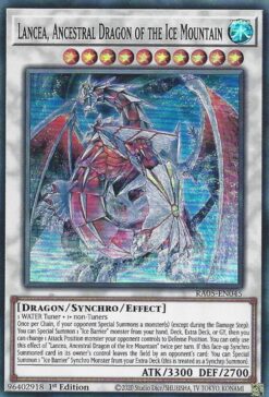 Lancea, Ancestral Dragon of the Ice Mountain (RA05-EN045) - Super Rare