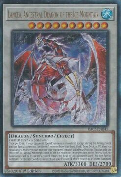 Lancea, Ancestral Dragon of the Ice Mountain (RA05-EN045) - Ultimate Rare