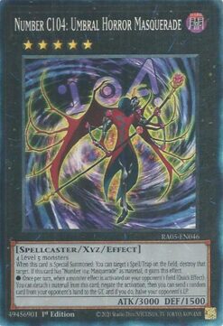Number C104: Umbral Horror Masquerade (RA05-EN046) - Collector's Rare