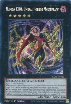 Number C104: Umbral Horror Masquerade (RA05-EN046) - Secret Rare