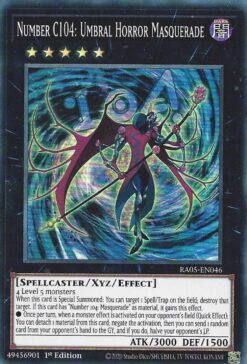 Number C104: Umbral Horror Masquerade (RA05-EN046) - Super Rare