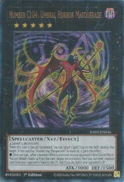 Number C104: Umbral Horror Masquerade (RA05-EN046) - Ultimate Rare