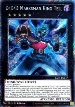 D/D/D Marksman King Tell (RA05-EN047) - Platinum Secret Rare