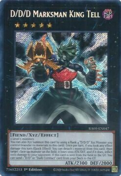 D/D/D Marksman King Tell (RA05-EN047) - Secret Rare