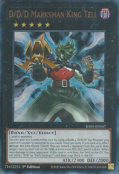 D/D/D Marksman King Tell (RA05-EN047) - Ultimate Rare
