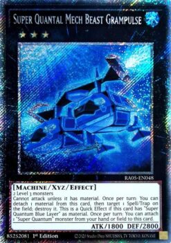 Super Quantal Mech Beast Grampulse (RA05-EN048) - Platinum Secret Rare