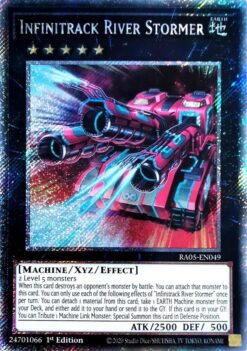 Infinitrack River Stormer (RA05-EN049) - Platinum Secret Rare