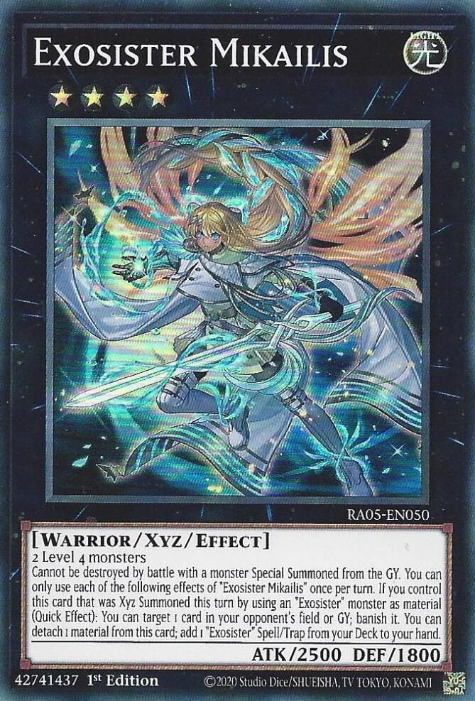 Exosister Mikailis (RA05-EN050) - Super Rare