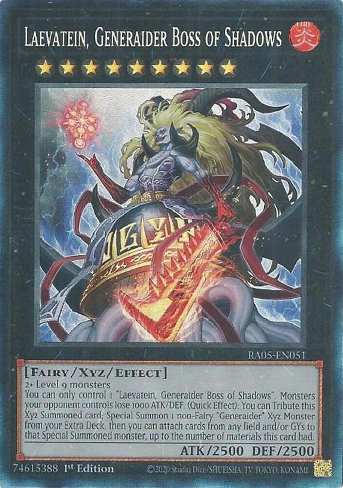 Laevatein, Generaider Boss of Shadows (RA05-EN051) - Collector's Rare