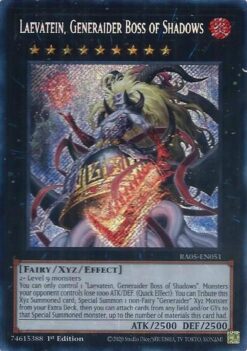 Laevatein, Generaider Boss of Shadows (RA05-EN051) - Secret Rare