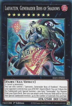 Laevatein, Generaider Boss of Shadows (RA05-EN051) - Super Rare