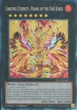 Garunix Eternity, Hyang of the Fire Kings (RA05-EN052) - Collector's Rare