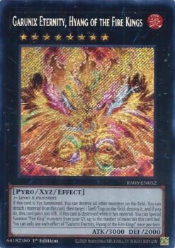 Garunix Eternity, Hyang of the Fire Kings (RA05-EN052) - Secret Rare