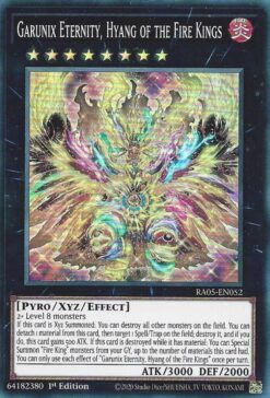 Garunix Eternity, Hyang of the Fire Kings (RA05-EN052) - Super Rare