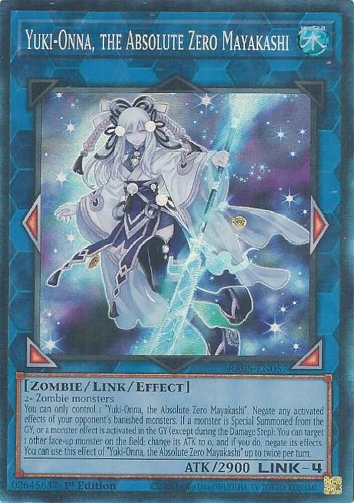 Yuki-Onna, the Absolute Zero Mayakashi (RA05-EN057) - Collector's Rare