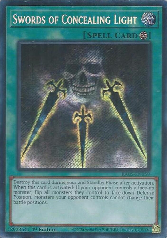 Swords of Concealing Light (RA05-EN059) - Secret Rare