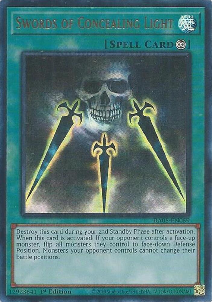 Swords of Concealing Light (RA05-EN059) - Ultra Rare
