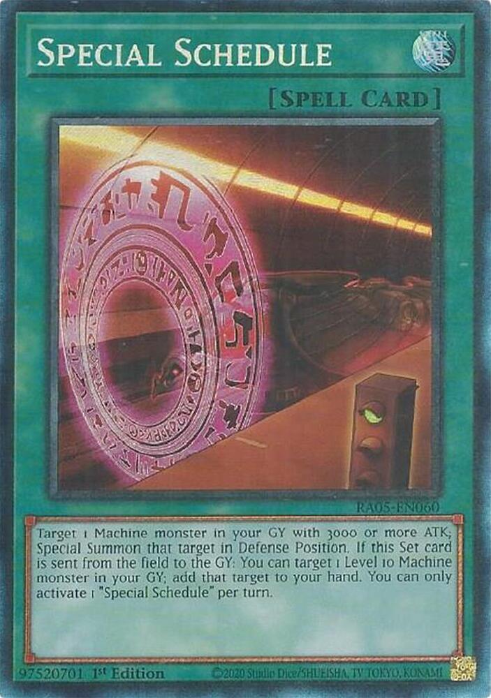 Special Schedule (RA05-EN060) - Collector's Rare