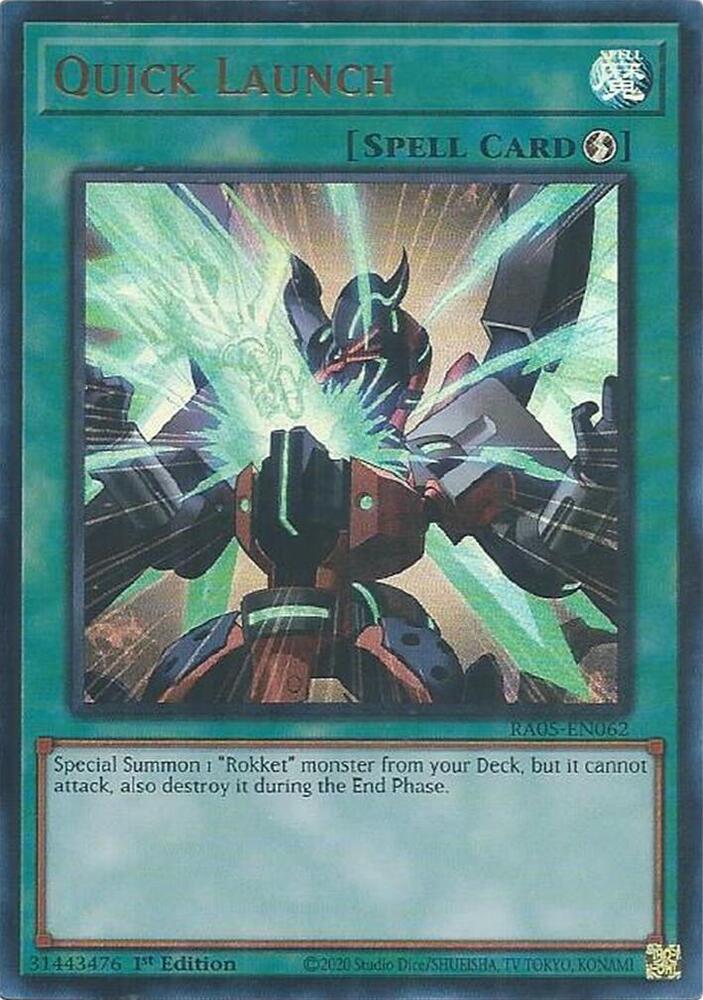 Quick Launch (RA05-EN062) - Ultra Rare