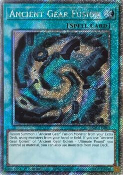 Ancient Gear Fusion (RA05-EN063) - Platinum Secret Rare