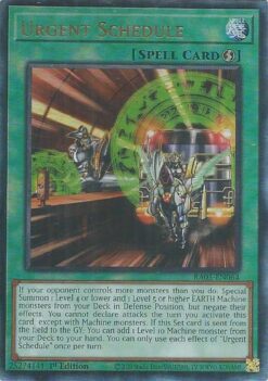 Urgent Schedule (RA05-EN064) - Ultimate Rare