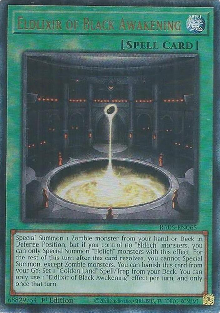 Eldlixir of Black Awakening (RA05-EN065) - Ultimate Rare