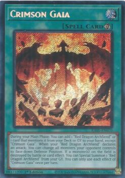 Crimson Gaia (RA05-EN070) - Secret Rare