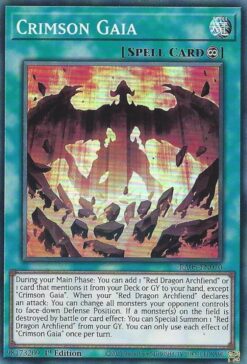 Crimson Gaia (RA05-EN070) - Super Rare