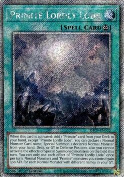 Primite Lordly Lode (RA05-EN072) - Platinum Secret Rare