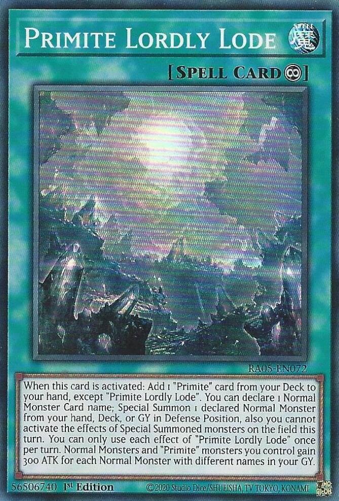 Primite Lordly Lode (RA05-EN072) - Super Rare