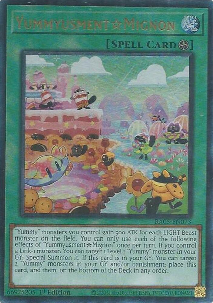 Yummyusment☆Mignon (RA05-EN073) - Ultimate Rare