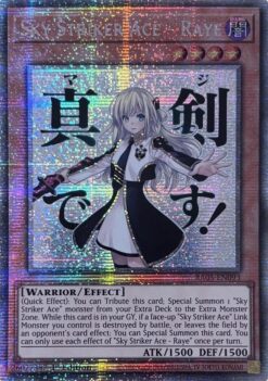 Sky Striker Ace - Raye (stamp artwork) (RA05-EN093) - Starlight Rare