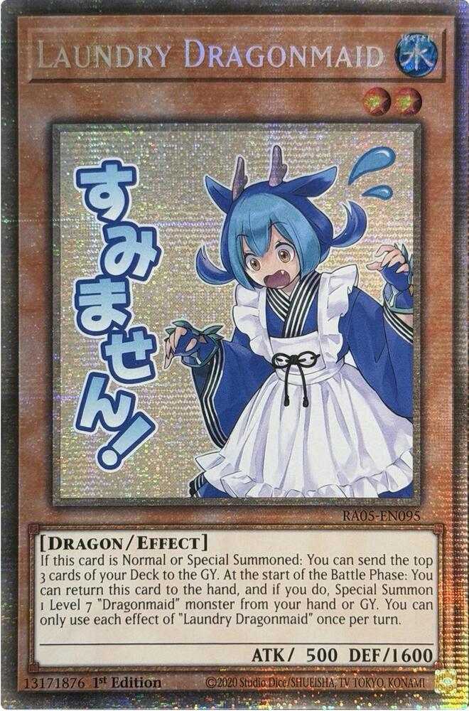 Laundry Dragonmaid (stamp artwork) (RA05-EN095) - Starlight Rare