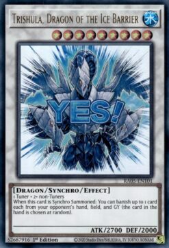 Trishula, Dragon of the Ice Barrier (stamp artwork) (RA05-EN101) - Ultra Rare