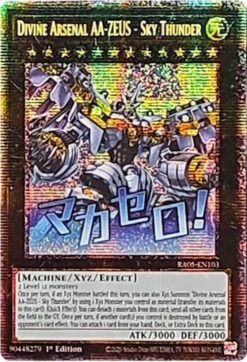 Divine Arsenal AA-ZEUS - Sky Thunder (stamp artwork) (RA05-EN103) - Starlight Rare