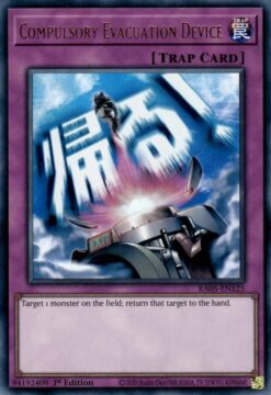 Compulsory Evacuation Device (stamp artwork) (RA05-EN125) - Ultra Rare