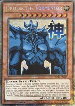 Obelisk the Tormentor (stamp artwork) (RA05-EN129) - Starlight Rare