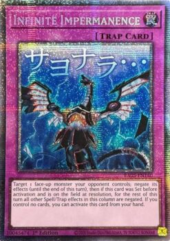 Infinite Impermanence (stamp artwork) (RA05-EN140) - Starlight Rare