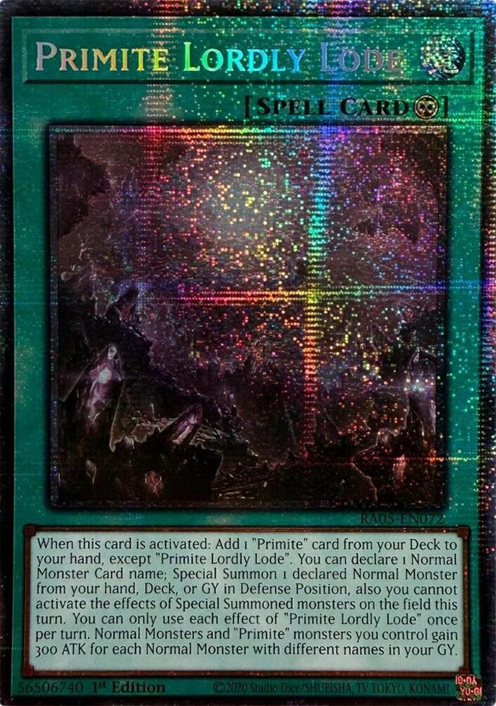 Primite Lordly Lode (RA05-EN072) - Starlight Rare